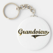 Grandview Missouri Classic Design Keychain