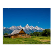 Grange grande de Teton Carte Postale