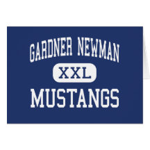 Grange moyenne de La de mustangs de Gardner Newman Cartes De Vœux