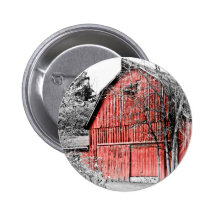 Grange rouge magnifique pin's avec agrafe