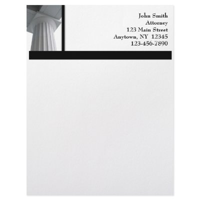 Granite Column Letterhead by StarStock
