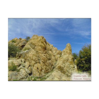 Granite Dells/Watson Lake Hike on 4/15/11 Postcards by Congress_Arizona
