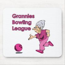 Grannies Bowling League Mousepad