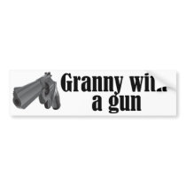 Grannies With Guns Bumper Stickers