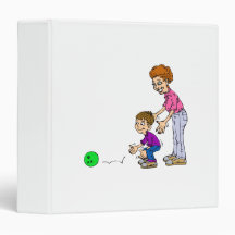 Granny & Boy Bowling Vinyl Binders