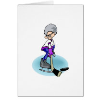 Granny Hockey Player