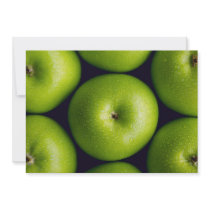 Granny Smith apples Custom Invite