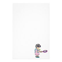 Granny Tennis Custom Stationery