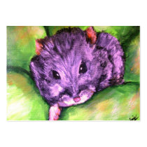 Granny the Grey Hamster ACEO Art Trading Cards