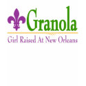 Granola: Girl Raised At New Orleans t-shirts