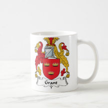 Grant Family Crest Coffee Mug