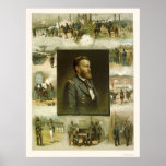 Grant's Career Scenes by L. Prang & Company 1885 Posters