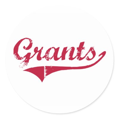 Grants New Mexico Classic Design Round Stickers by cityshirt