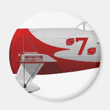 Granville Brothers Aircraft  "Gee Bee R-1" Magnets