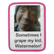 Grape and Melon iPad Sleeves