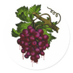 Grape Bunch Dripping Blood stickers