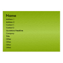 Grape Green Sandstone Profile Card Business Card