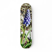 Grape Hyacinth Flower Skateboard