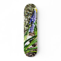 Grape Hyacinth Flowers Skate Board Decks