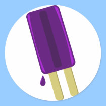 GRAPE ICE POP sticker stickers