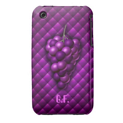 Grape iPhone 3G/Gs Case Iphone 3 Covers by GravityStormDesign