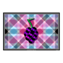 Grape records print (Customizable!) posters