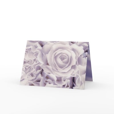 Grape Satin, Mauve Roses Bouquet, floral, template Greeting Card by JayneLogan