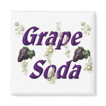 Grape Soda Refrigerator Magnets