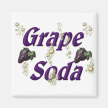 Grape Soda Refrigerator Magnets