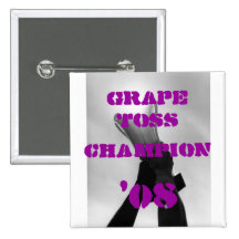 Grape Toss Champion Pinback Buttons
