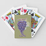 Grapes on the Vine Art Playing Cards