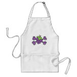 grapes Skull purple Crossbones Apron