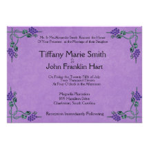Grapes Wedding Invitations