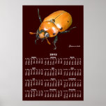 Grapevine beetle calender ~ print