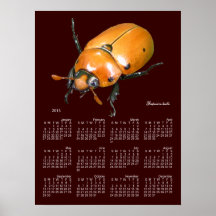Grapevine beetle calender ~ print