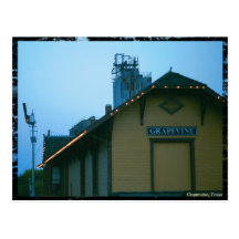 Grapevine Depot Postcard