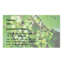 Grapevine Green Business Card Template