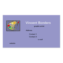 Graphic artist business card template