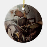 Graphic Artist - The humble printing press Christmas Tree Ornament