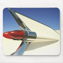 Graphic: Close-up of fin and taillight on Mouse Pad