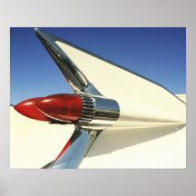 Graphic: Close-up of fin and taillight on Posters
