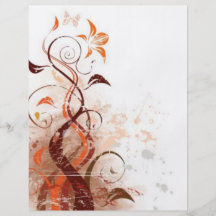 Graphic Design Floral Custom Flyer