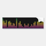 Graphic Equalizer Bumper Stickers