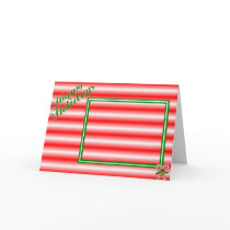 Graphic Photo Greeting Christmas Card