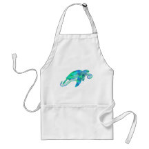 Graphique de tortue de mer tablier
