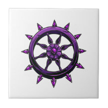 graphique rond purple.png de roue de bateaux carreau en céramique