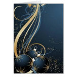 Graphisme bleu pour No�l - Carte De Vœux