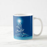Graphisme bleu pour No�l - Mug
