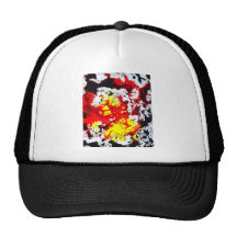 Graphite Abstract Antique Junk Style Fashion Art S Trucker Hats