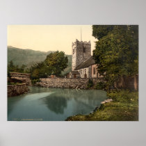 Grasmere Church, Lake District, Cumbria, England Poster